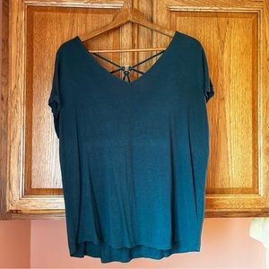 Ampton back detail knit top